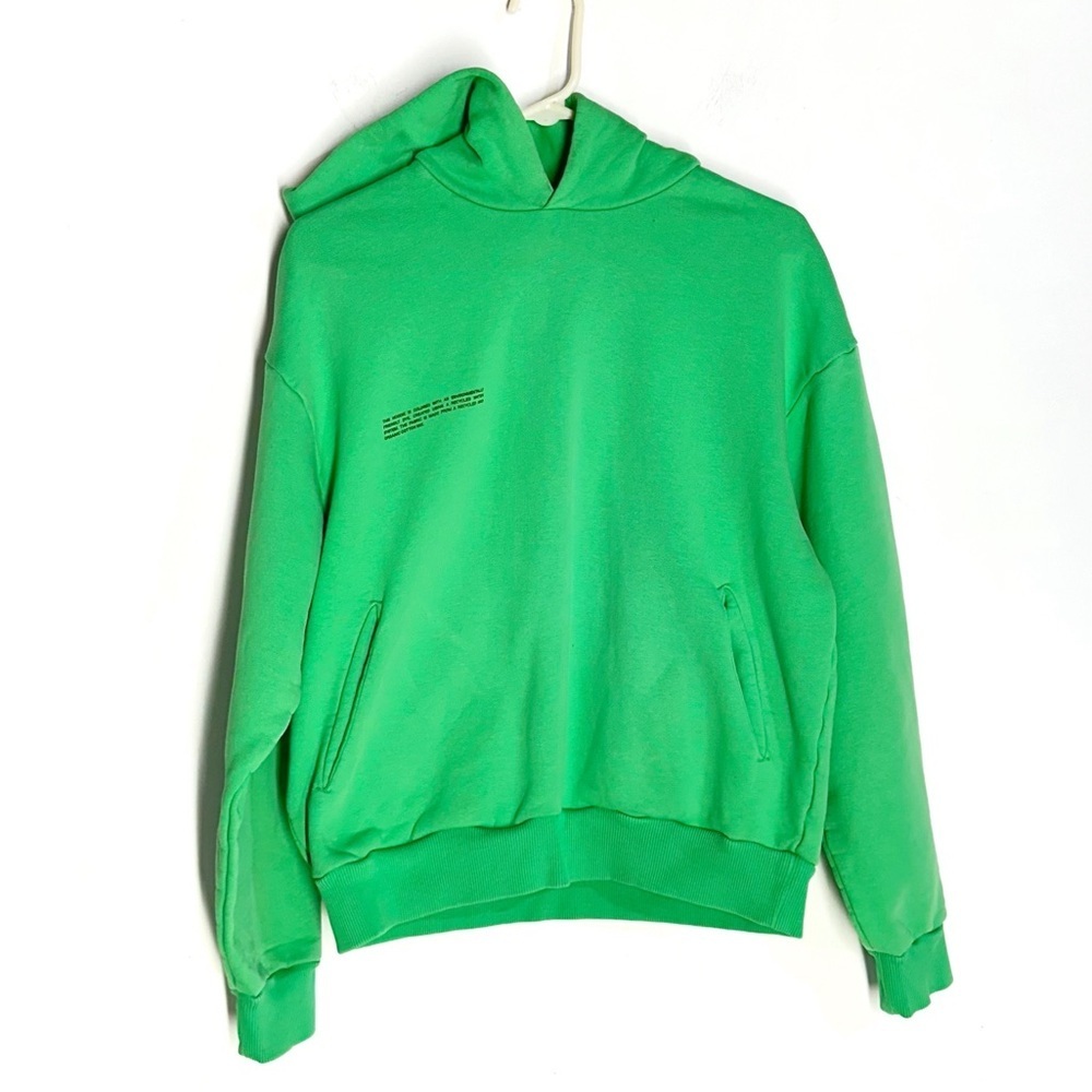 PANGAIA Green Organic/Recycled Cotton Hoodie XS Sustainable Pullover Sweatshirt